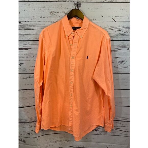 Ralph Lauren Other - Men's Ralph Lauren Orange Long Sleeve Shirt XL